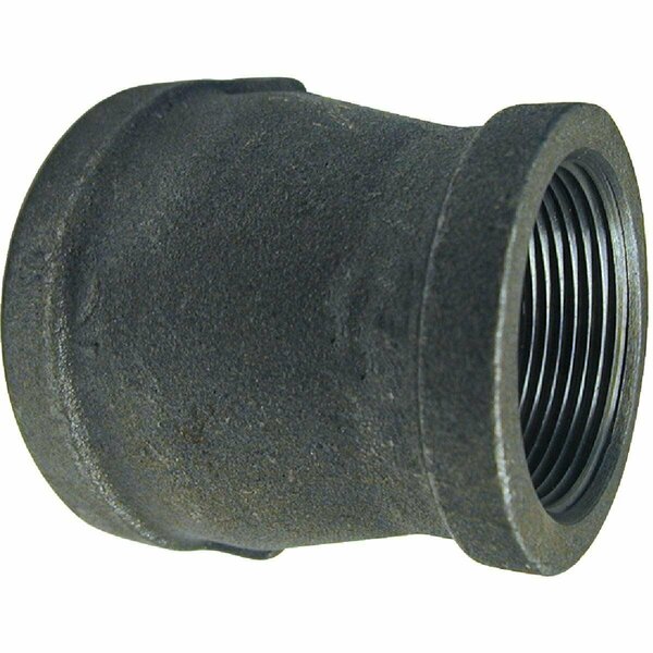 Southland 3/8 In. x 1/4 In. Malleable Black Iron Reducing Coupling 521-321BG